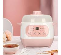 Electric Smart Ceramic Soup Cooker, 1L Slow Cooker with Anti Dry Burn Function, Multifunction Cooking Pot for Home Cooking (110V)