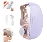 Electric Smart Nail Clipper, Automatic 2 In 1 Electric Nail Clipper With 2-Speed Adjustable Multicolor(Purple)
