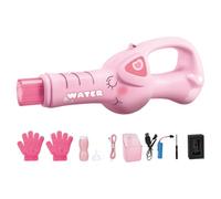 Electric Smo-ke Bubble Machine, Rechargeable Automatic Smo-ke Bubble Machine With Colored Lights and Music for Party, Outdoor Birthday