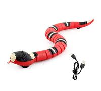 Electric Snake Toy USB Charging Realistic Moving Sensing Snakes For Interactive Halloween Trick Prank Props Electric Snake Toy Interactive For Indoor Cats Halloween