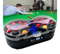 Electric Snooker Ball Polisher, Pool Ball Cleaning Machine with Wool Liner & LCD Touch Screen, Bi-Directional Rotation, for Club/Pool Hall/Gym
