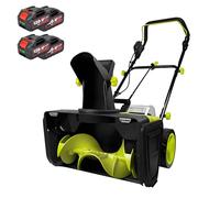 Electric Snow Blower Cordless, 3500W, 80V Battery, 20" Clearing Path, 25ft Throw Distance, Adjustable Chute for Patio and Walkway