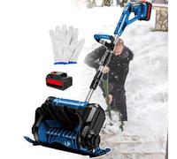 Electric Snow Blower - Handheld Snow Thrower with 3-Way Adjustment, 30 cm Cleaning Width for Yard, Farm, and Property