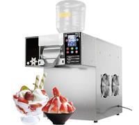 Electric Snow Cone Machine - Fully Automatic Stainless Steel Ice Shaver with Fast Heat Dissipation for Commercial Use