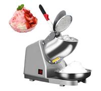 Electric Snow Cone Machine & Ice Crusher, Heavy Duty Shaved Ice Maker for Home & Commercial Use, Perfect for Margaritas, Smoothies, Slushies & Frozen Drinks, High Speed, Easy Clean