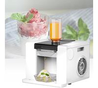 Electric Snow Cone Shaver with Air Cooling - 60kg/Day Production, 750ml Bucket Capacity for Food Trucks, Restaurants, Milk Tea Shops, Home Parties & Gatherings