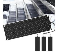 Electric Snow Melting Mats,Outdoor Heated Snow Melting Mats,Non Slip PVC Snow and Ice Melting Mat,Electric Ice Melting Mats,Driveway Heating Mat,for Winter Snow Removal(10 * 30in)
