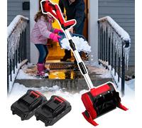 Electric Snow Shovel | 300lbs/Min Removal & 20ft Distance Battery Powered Snow Thrower - Lightweight 9.7lbs Design Electric Shovel For Snow Removal For Decks, Walks ＆ Gardens