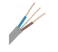 Electric Socket Wire Cable Twin And Earth Flat Grey PVC Lighting Electric Cable 6242Y Electrical Wire Basec Approved