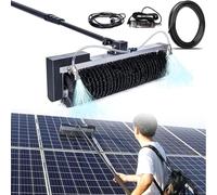Electric Solar Cleaning Brush - Telescopic Rod 3.5-7.5m, 60cm Roller Brush Head, Versatile for Various Cleaning Environments, Lightweight and Durable