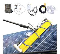 Electric Solar Panel and Window Cleaning Kit with Telescopic Rod and Water Pipe for Efficient Outdoor Maintenance