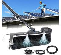 Electric Solar Panel Cleaning Brush 3.5M/5.5M/7.5M60cm Roller Head Tool for Photovoltaic System MaintenanceEfficient Solar Panel Cleaner