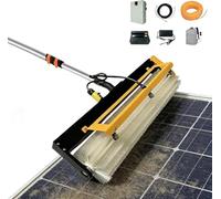 Electric Solar Panel Cleaning Brush,Pro Automatic Rotary Solar Panel Washer,Electric Photovoltaic Panels Cleaner,150W,60cm Rolling Brush,380rpm,Cuts Cleaning Time 95%(Cordless,7.6M(25ft))