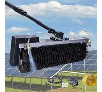Electric Solar Panel Cleaning Kit, Electric Solar Panel Cleaning Tools, 3.5 to 7.5m Lightweight Alloy Extension Pole Suitable for Solar Panels and Windows.(7.5m)