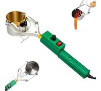Electric Solder Melting Pot, Hand-held Pewter Furnace, 420W, Temperature Range 150-450℃, 1100G Capacity for Melting Metal Crucibles and Fishing Weight Molds