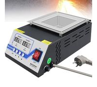 Electric Solder PotDigital Lead Melting Pot with Double ScreenPrecision 0.1°C & Melting Fast30-400℃ Temperature Rangefor Tin Plating Circuit Boards, Soldering