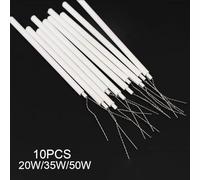 Electric Soldering Iron Heating Element Set 10pcs with Ceramic Core, Compatible with Various Power Ratings 20W to 50W, 220V Operation (50W)