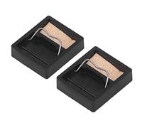 Electric Soldering Iron Stand Plastic Black Simple Designed Practical Small Size for SH72 Other Soldering Irons 2PCS