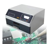 Electric Soldering Machine, Professional Reflow Heater with LCD Screen, 350x300mm Work Area, Auto Mode, 5-Segment Settings for Soldering Proofing & Production