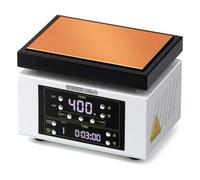 Electric Soldering Station with Hot Plate, Precise Temperature Control & Intelligent Timer for PCB Welding and Repair