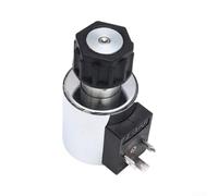 Electric Solenoid Coil 23mm Bore 50mm Tall DC Power Socket for Hydraulic Valve Systems Replacement(24V)