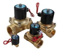 Electric Solenoid Valve 1/4" 3/8" 1/2" 3/4" 1" BSP DN8/10/15/20/25/50 Normally Closed Pneumatic for Water Oil Air 12V 24V 220V(Copper Body-ac110v,DN8)