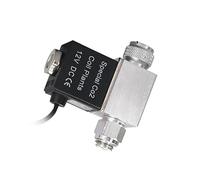 Electric Solenoid Valve, Aquarium Solenoid Valve CO2 System Regulator Aquarium Accessories Electric Low Temperature Magnetic Valve for Fish Tank DC12V(Single Head)