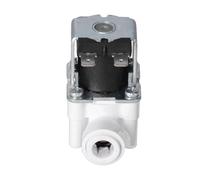 Electric Solenoid Valve DC12V/DC24V/AC220V Plastic Water Electric Solenoid Valve, 3/8inch Normally Closed Solenoids 1pc(12V)