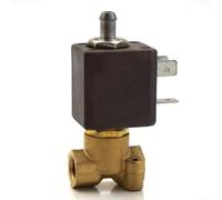 Electric Solenoid Valve G18 Brass 2 Position 3 Channel Normally Open Type for Coffee Pot Applications with AC 220V Operation and G1/8 Connection for Industrial and Restaurant Use