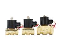 Electric Solenoid Valve Normally Closed AC220V Water Proof G3/8" G1/2" G3/4" G1 G1-1/4 G1-1/2 G2 DC12V 24V(Dc12v,0.5 Inch)