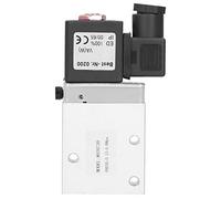 Electric Solenoid Valve Two Position Three Way Single Control Directional Valve Aluminum Alloy (DC12V)