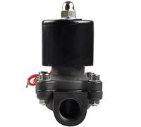 Electric Solenoid Valve Water Air Normally Close 2Way 1-1/4 Inch 2W320-32 Engineering Plastic Body Electromagnetic DC12V 24V AC220V Useful(5V)
