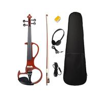 Electric Solid Wood Violin Ebony Fittings Size 4/4 Full Size Fiddle Set