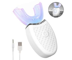 Electric Sonic Toothbrush U-Shaped Ultrasonic 360°Automatic Toothbrush