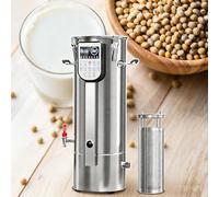 Electric Soy Milk Maker & Grain Mill Grinder with Removable Filter, Slag Separation & LED Screen for Homemade Soy Milk and Bean Paste, Easy to Use