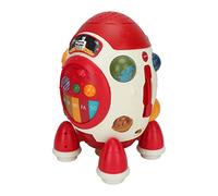 Electric Space Musical Toy Portable Early Educational Musical Toy for Kids, Best Toddlers, Plastic Material (Red)