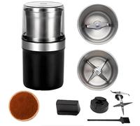 Electric Spice Blender, 200W Electric Dry Grinder with Removable Stainless Steel Bowl for Coffee Bean, Spices, Herbs, Nuts, Grains, Seeds