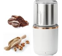 Electric Spice Grinder - 150W Coffee Bean & Herb Grinder - 220ml Capacity with Removable Stainless Steel Cup - Household Grinder for Nuts, Grains, Spices