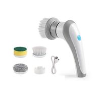 Electric Spin Scrubber, 2025 Upgrade Electric Scrubber for Cleaning Bathroom with 3 Replaceable Heads, Cordless Shower Scrubber, Electric Cleaning Brush for Bathroom/Sink/Window