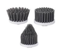 Electric Spin Scrubber Head Cordless Cleaning Brush Replacement Improve Cleaning Effect Durable for Household Cleaning (Disco pequeño, disco grande, puntiagudo)