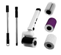 Electric Spin Scrubber with 4 Replaceable Heads, Adjustable Length and Waterproof Design for Effortless Bathroom and Tile Cleaning