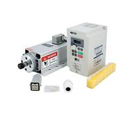 Electric Spindle, CNC Machine Tool Spindle 1500w 1.5kw 24000RPM ER11 air cooling motor VFD 7 pcs ER11 collets（1-7mm）(RP VFD Option 3)