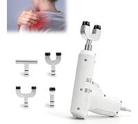 Electric Spine Chiropractor, Adjusting Tool Machine Portable Massager for Men Women, Vertebration Thoracic Scoliosis, Dual Heat Dissipation Design, Anti-Slip Handle