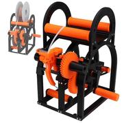 Electric Spool Rewinder, 3D Filament Winder for 20cm Diameter, Multifunctional Design for Neat Wrapping Without Tangling, Ideal for 3D Printing and Textile Projects