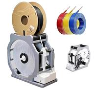 Electric Spool Rewinder,3D Printer Filament Retractor,Manual Filament Spool Winder,P ilament,Intelligent Start and Stop,Neat Winding,for 3D Printing Enthusiasts, Welders, Textile Artists
