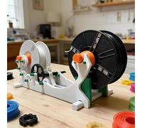 Electric Spool Rewinder, 3D Printing Filament Winder with Precise Positioning, Speed 60-159 RPM, Neat Winding, No Tangling for Enthusiasts, Welders