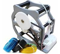Electric Spool Rewinder for Filament and Wire, Smart Start-Stop Function Prevents Tangling, Universal Design for Neat Winding