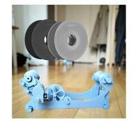 Electric Spool Rewinder with Smart Start and Stop,3D Industrial ment Respooler,Spool Rewinder for 3kg Spools,Equipped with Two Reels,for 3D Printing Wire,Welding Wire,and Cables