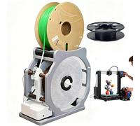 Electric Spool Winder with Auto Start/Stop, Adjustable Tension and Direction, Compatible with Various Materials for Efficient Winding