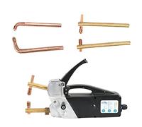 Electric Spot Welder 220V Double Side Spot Welding Machine Portable Single Phase Portable Handheld Welding Tip Gun 2.0 +2.0Mm Sheet Metal Repair Tool For Spot Welding Of Mild Steel